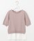 【洗える】シャツテール ニットＴシャツ