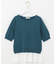 【洗える】シャツテール ニットＴシャツ