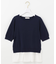 【洗える】シャツテール ニットＴシャツ