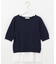 【洗える】シャツテール ニットＴシャツ