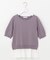 【洗える】シャツテール ニットＴシャツ