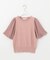 【洗える】バルーンスリーブ ニットＴシャツ