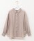 【洗える】シアー シャツ