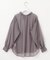 【洗える】シアー シャツ