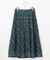 【洗える】レースオンチェック スカート