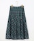 【洗える】レースオンチェック スカート