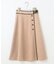 【洗える】スエードライクフレア スカート