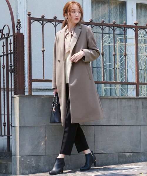 はーany SiS 新品未使用ウールライクチェスターコート 楽天市場】【SALE／50%OFF】ウールライクダブルチェスター