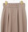 【洗える】パール調ポイントツイル スカート