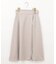 【洗える】パール調ポイントツイル スカート