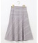 【洗える】ライトツイード調 スカート