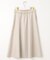 【洗える】ビットポイントフレア スカート