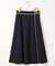 【洗える】ビットポイントフレア スカート