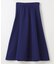 【洗える】ロングタフタフレア スカート