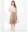 【WEB・一部店舗限定】リネンライクポリエステル スカート