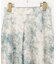 【洗える】水彩フラワープリント スカート