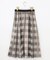 【美人百花7月号掲載】2WAYチェックチュールリバーシブル スカート