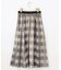 【美人百花7月号掲載】2WAYチェックチュールリバーシブル スカート