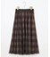 【美人百花7月号掲載】2WAYチェックチュールリバーシブル スカート