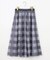 【美人百花7月号掲載】2WAYチェックチュールリバーシブル スカート