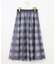 【美人百花7月号掲載】2WAYチェックチュールリバーシブル スカート