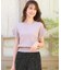 【美人百花6月号掲載】フレンチスリーブニット Tシャツ