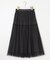 【美人百花7月号掲載】プリーツチュールティアード スカート