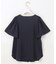 【2WAY】バイカラーラッフル ブラウス