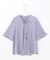 【洗える】メタルパーツボウタイ ブラウス