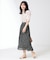 【洗える】クリスタルプリーツフラワー スカート