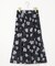 【2WAY】ペイントフラワー スカート
