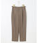 【洗える】サイドバックルタックテーパード パンツ