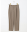 【洗える】サイドバックルタックテーパード パンツ