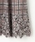 【洗える】フラワーレースチェックパネル スカート
