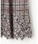 【洗える】フラワーレースチェックパネル スカート