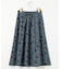【洗える】フローラルパターン スカート