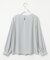 【洗える】フロントタックノーブル ブラウス