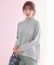 【大人百花掲載 ヨンアさん着用】ハイネックバックポイント ニット