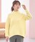 【大人百花掲載 ヨンアさん着用】ハイネックバックポイント ニット