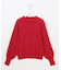 【洗える】カシミヤブレンドパフ袖 ニット