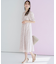 【洗える】ファジープリント ワンピース
