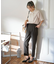 【セットアップ対応】ビューティーツイルストレッチ テーパードパンツ