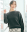【洗える】フロントケーブルポイントアンゴラブレンド ニット