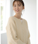 【洗える】キーネックケーブル ニット
