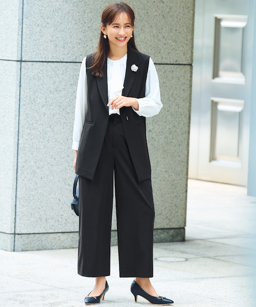 洗える】セレモニーダブルクロス ジレ｜エニィスィスの通販｜&mall