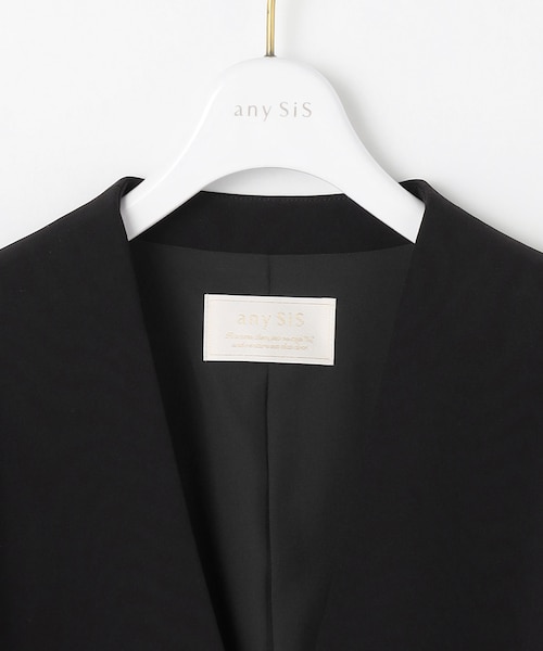 洗える】セレモニーダブルクロス カラーレス ジャケット｜エニィスィス