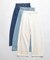 【美Denimシリーズ】セミカーブワイド デニム