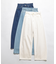 【美Denimシリーズ】セミカーブワイド デニム