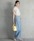 【美Denimシリーズ】セミカーブワイド デニム
