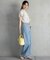 【美Denimシリーズ】セミカーブワイド デニム